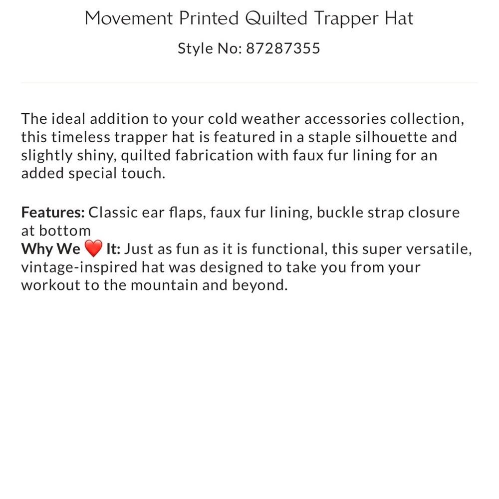 Free People Movement Printed Quilted Trapper Hat - Picture 5 of 11
